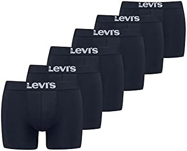 Levi's Plain Basic Lot de 6 boxers pour homme