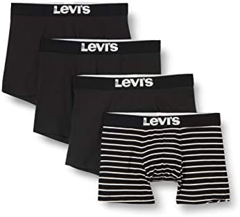 Levi's Solid Vintage Striped Boxer Briefs 4-Pack Homme