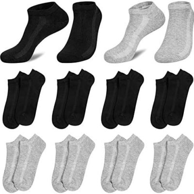 8 paires de chaussettes pour hommes chaussettes de sport en coton chaussettes basses respirantes pour hommes pour la course, la randonnée, la marche