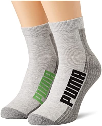 PUMA Cushioned Quarter Socks Lot de 2 paires de chaussettes coussinées BWT Unisexe Unisexe