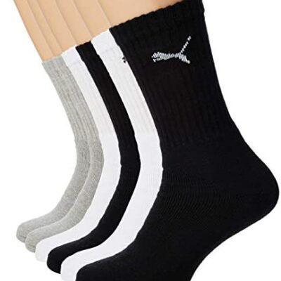 PUMA Sport 3p Chaussettes Chaussettes Unisexe (Lot de 6)