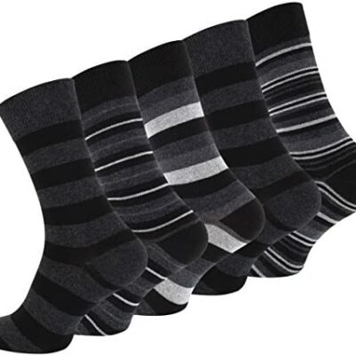 Vincent crée 10 paires de chaussettes pour hommes, décontractées, rayées, avec du coton riche