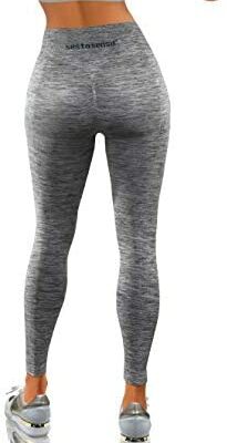 Sesto Senso Legging de sport taille haute pour femme Fitness Yoga Pilates Gym Push Ups