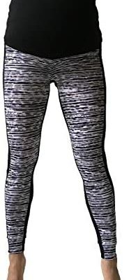 Mia Maternity Wear - Legging spécial grossesse - Femme Zigzag Gris XL