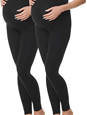 Be Mammy Lot de 2 leggings de maternité Sportswear BE20-230