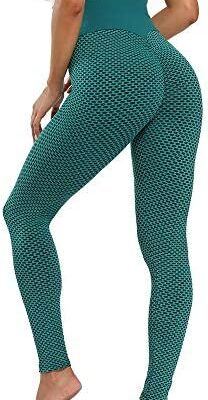 Yuson Filles Leggings Femmes, Leggings de Sport pour Femmes Push Up Anti-Cellulite Hanche Lifter Taille Haute Pantalon de Yoga pour Fitness Pilates Gym Jogging