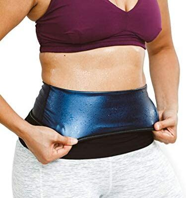 Sweat Shaper Ceinture fine pour femme, ceinture de sauna sans néoprène