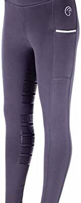 AK Wintex AKRS-6054-01 Legging d'équitation taille haute avec grip en silicone taille haute