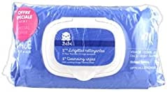 Uriage - Bébé 1ères Lingettes Nettoyantes Visage Corps et Siège Lot de 2x70 Uriage