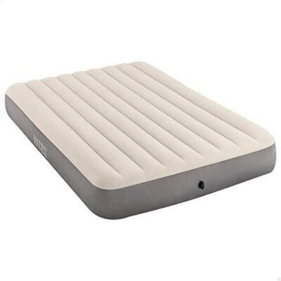 Intex - Matelas pneumatique - Deluxe - Lit gonflable haut - 152x203x25 cm