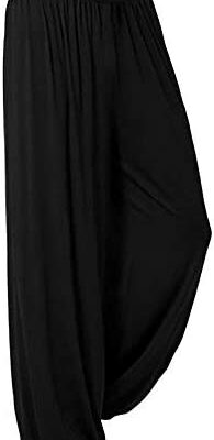 Ni_ka Yoga Pantalon De Sport Respirant Pantalon Droit Taille Élastique Léger Décontracté Stretch Jogging Pantalon Simple Fitness Danse Yoga Pantalon 3XL