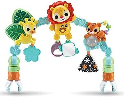 VTech - Arche d'Eveil Musical Baby Loulous, Arche Poussette - 3/24 Mois - Version FR