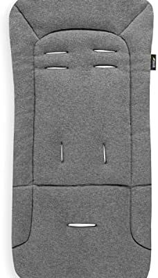 Hauck Universal Poussette Siège Coussin/Soutien Bébé Enfant/Coton/Respirant/Doux/Facile à Installer/Été/Hiver/Gris Anthracite