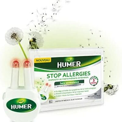 Humer Stop Allergies - Appareil de photothérapie intranasale - Rechargeable