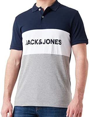 Jack & Jones Jjelogo Blocking Polo SS Sn Homme