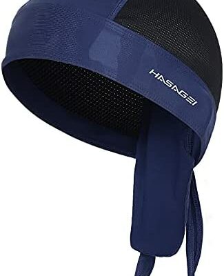 HASAGEI Sports Bandana Cap Moto Bandana Cap, Écharpe Homme Femme, Chapeau d'été Casquette De Cyclisme, Élastique, Respirant, Absorbant La Transpiration, Séchage Rapide