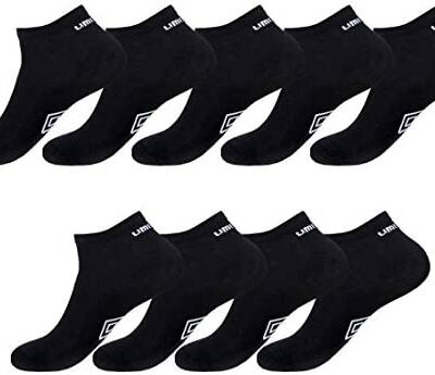 UMBRO Chaussettes antidérapantes pour homme - Lot de 9 - Chaussettes de sport pour homme, douces, entraînement