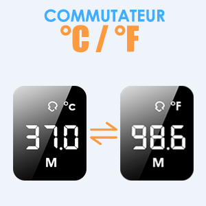 thermomètre frontal adulte