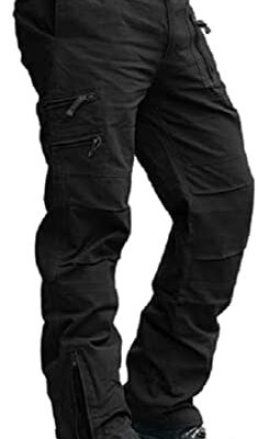 MAGCOMSEN Pantalon cargo en coton pour homme Pantalon multi-poches Pantalon de travail de combat Pantalon tactique décontracté pour activités de plein air