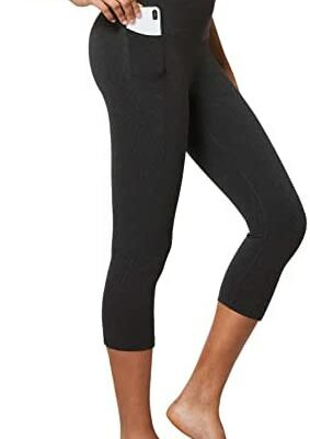 BALEAF 3/4 Leggings femmes taille haute pantalons de sport court Fitness femmes sport Leggings avec poches pour Yoga Gym Fitness Jogging