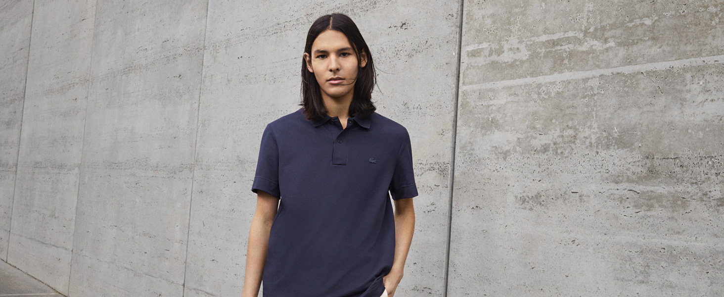 Polo Homme Lacoste Smart Paris Bleu Marine