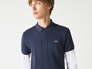 Polo Lacoste Slim Homme Bleu Marine