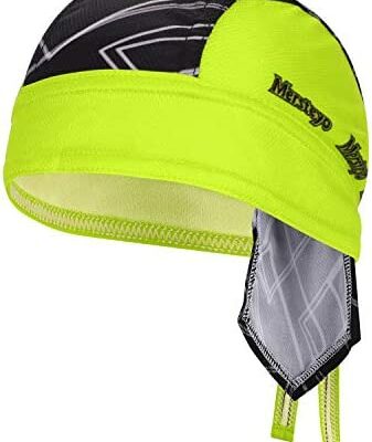 Bandana de Cyclisme Homme Femme Bonnet Echarpe Pirate Sports Extérieur Respirable Moto Crâne Casque de VTT Coupe Vent Protection UV Bonnet de Tête Bandeau Absorbant la Transpiration Séchage Rapide