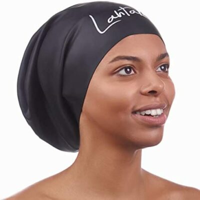 Bonnet de bain cheveux longs - Bonnet de bain homme et femme - Bonnet de bain surdimensionné en silicone imperméable de qualité supérieure - Dreadlocks