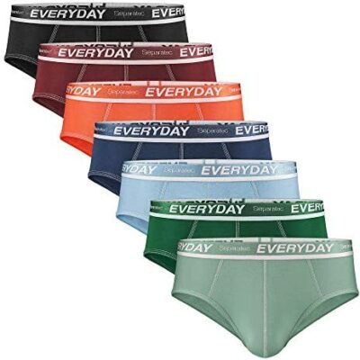 Lot de 7 caleçons pour homme en coton avec poches individuelles Lot de plusieurs caleçons multicolores Chaque couleur s'adapte à tous les jours