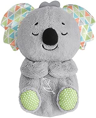 Fisher-Price - My Koala Hug Good Night - Peluche bébé douce et apaisante - Musique et son - 3 couleurs - Cadeau de naissance, HBP87