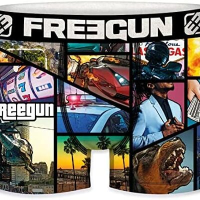 FREEGUN Boxer Homme Résistant, Boxer Homme, Maille Respirante, Liberté de Mouvement