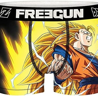 FREEGUN Dragon Ball Z Boxer en microfibre pour homme