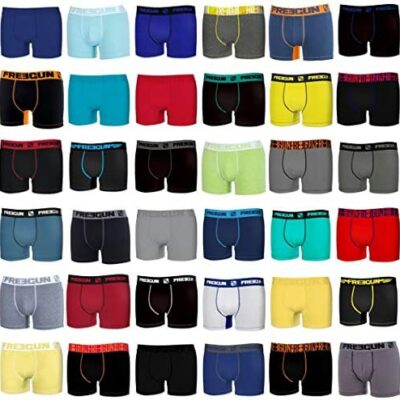 Lot surprise de boxers en coton pour homme, styles aléatoires, super doux, anti-irritations et confort (lot de 5)