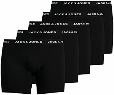 JACK & JONES Jachuey Trunks Lot de 5 boxers Noos PS pour homme Noir XXXXL