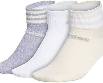 Chaussettes basses Adidas 3 Stripe pour femme (3 paires)