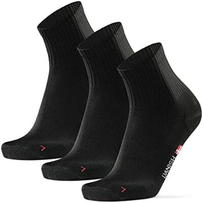 Chaussettes de sport mi-hautes DANISH ENDURANCE, 3 paires ou 5 paires, respirantes et anti-bulles, homme femme