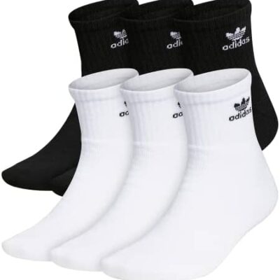 adidas Originals Lot de 6 paires de chaussettes trèfle pour homme