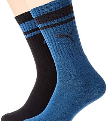 PUMA Socks Lot de 2 paires de chaussettes Heritage Stripe unisexe