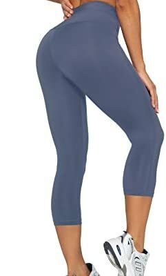 LAPASA femmes 3/4 Leggings Yoga taille haute sport pantacourt mince façonnage collants respirants Gym Fitness L02A1/B1