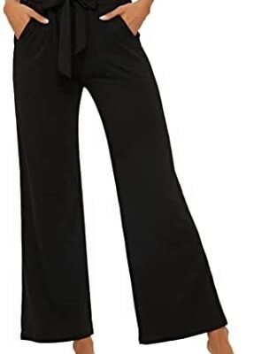 Ticioeke Pantalon court pour femme Pantalon court d'été pour femme Pantalon de sport 3/4 Taille haute pour femme Pantalon capri pour femme Pantalon de jogging décontracté avec poches pour yoga, fitness