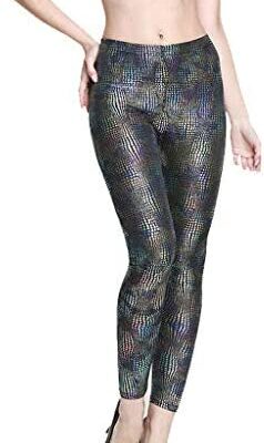 Leggings de sport femmes fitness yoga taille haute chic paillettes brillantes élastique hanche ascenseur course minceur pas cher mode pantalon