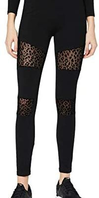 Urban Classics Legging en dentelle floquée pour femme