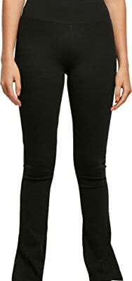 Urban Classics Legging taille haute fendu sur le côté pour femme