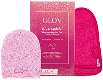 Gants démaquillants réutilisables en microfibre Gants nettoyants en tissu Lingettes et gants exfoliants Nettoyer les pores Gants de massage corps et visage Éponge de douche spa en bambou Ensemble 2 en 1