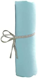 BabyCalin - Drap 60x120x15cm Turquoise Certifié OEKO-TEX