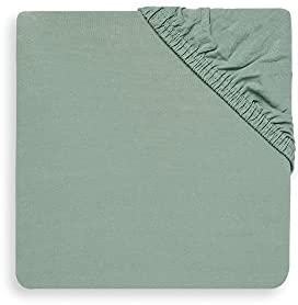 Jollein Jersey Sheet, 120 cm L x 60 cm L, Vert citron 511-507-00095