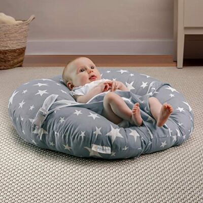 BANBALOO - Chaise berçante pour nouveau-né - Nid pour bébé - Réducteur de lit, Canapé pour bébé/Coussin pour bébé - Siège mobile pour nouveau-né. Cadeaux de grossesse et d'allaitement - baby shower.