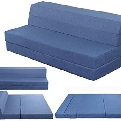 Matelas Pliable Futon Extra Bed 140x190x13CM - 2 Matelas Pliables - Matelas Pliable Fauteuil Futon Pliant pour Adultes