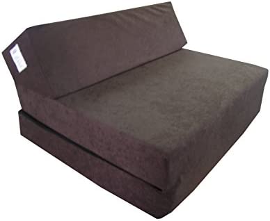 Natalia Spzoo Youth Matelas Lit Pliable Futon Fauteuil Options de Couleur - Longueur 160cm (Marron)