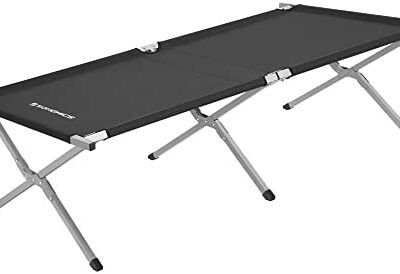 Lit de camping pliant SONGMICS, lit d'appoint robuste, 210 x 72 x 45 cm, poids 260 kg